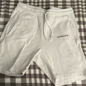 Alphalete White Shorts